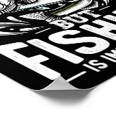 魚釣りおもしろい漁師学校は重要だがFi ポスター (角)