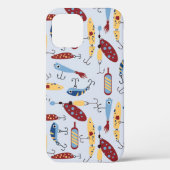 魚釣りおもしろい魚釣りパターン Case-Mate iPhoneケース (裏面)