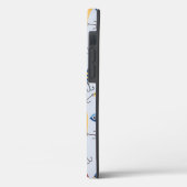 魚釣りおもしろい魚釣りパターン Case-Mate iPhoneケース (裏面 / 左)