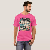 魚釣りおもしろい魚釣り魚釣り人の芸術 Tシャツ (正面フル)
