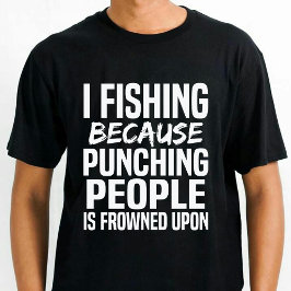 魚釣りおもしろい&キャンピングラバーパパブラック Tシャツ