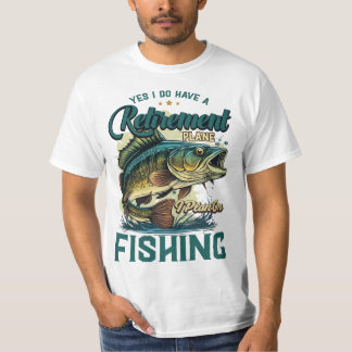 魚釣りおもしろいTシャツバッドデイ魚釣りシャツビート Tシャツ