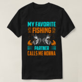 魚釣りお気に入りのパートナーがNONNAヴィンテージと呼ぶ Tシャツ (デザイン正面)