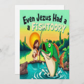 魚釣りお洒落物語 招待状 (正面/裏面)