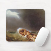 魚釣りから戻るDieppeからのボート マウスパッド (マウス)