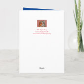 魚釣りがん勇気付けられるカード カード (裏面)