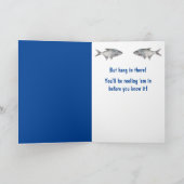 魚釣りがん勇気付けられるカード カード (内部)