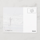 魚釣りきらめく水 ポストカード (裏面)