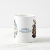 魚釣りと狩りマグ コーヒーマグカップ (中央)