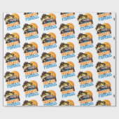 「魚釣りに夢中」 ラッピングペーパー (フラット)