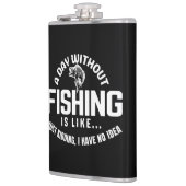 魚釣りのない日は冗談に似ている フラスク (左)