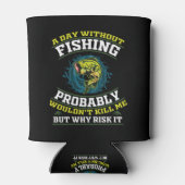 魚釣りのない日は私を殺さないだろう 缶クーラー (裏面)