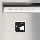 魚釣りのアイコン磁石 マグネット (インサイチュ (食洗機))