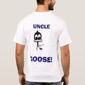 魚釣りのガチョウ、魚釣りのガチョウ、魚釣りのガチョウ、DU… Tシャツ (裏面)