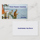 魚釣りのチャーターの名刺 名刺 (正面/裏面)