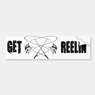 魚釣りのデカール バンパーステッカー