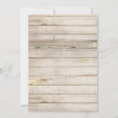 魚釣りのバースデーパーティ招待状 招待状 (裏面)