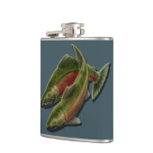 魚釣りのフラスコのカスタムなFishermansのサケの飲み物のフラスコ フラスク (左)