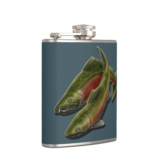 魚釣りのフラスコのカスタムなFishermansのサケの飲み物のフラスコ フラスク (右)