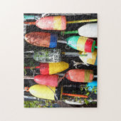 魚釣りのブイメイン ジグソーパズル (縦)