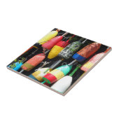 魚釣りのブイメイン タイル (側面)