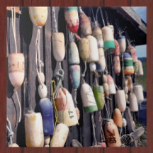 魚釣りのブイ素朴ス建物装飾タイル