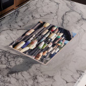 魚釣りのブイ素朴ス建物装飾タイル タイル