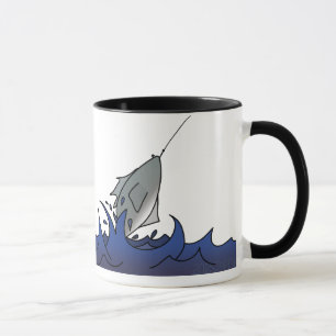 魚釣りのマグ マグカップ