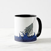 魚釣りのマグ マグカップ (正面右)