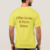 魚釣りのワイシャツ Tシャツ (裏面)