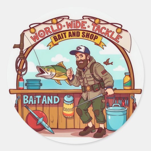魚釣りの世界がベイトアンドタックショップ ラウンドシール (正面)