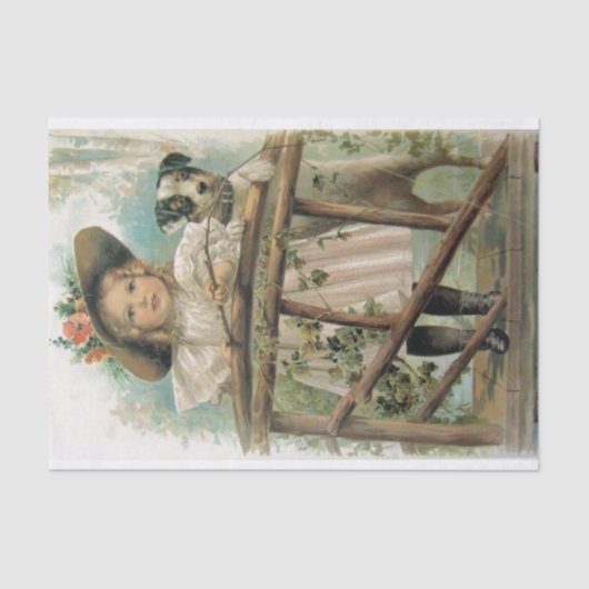 魚釣りの友達 薄葉紙 (正面)