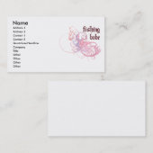 魚釣りの可愛い人 名刺 (正面/裏面)