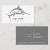 魚釣りの名刺 名刺 (正面/裏面)