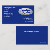 魚釣りの名刺 名刺 (正面/裏面)