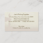 魚釣りの名刺 名刺 (裏面)