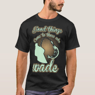 魚釣りの善来いことを行う Tシャツ