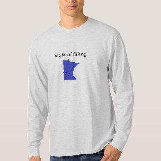魚釣りの州! Tシャツ