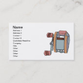 魚釣りの巻き枠 名刺 (正面)