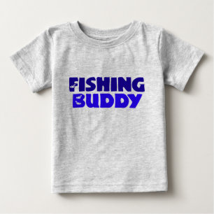 魚釣りの相棒 ベビーTシャツ