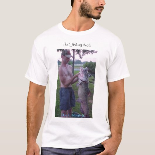 魚釣りの穴のpay湖 tシャツ (正面)