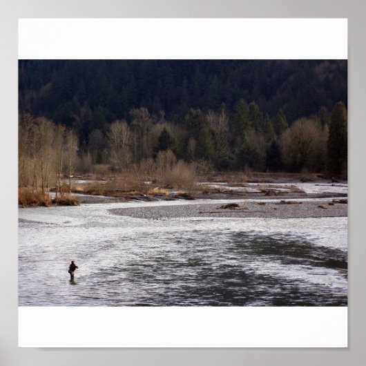 魚釣りの荒野 ポスター (正面)