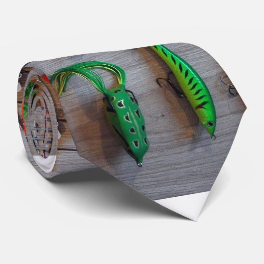 魚釣りの荷物が去った魚釣りの漁師への贈物 ネクタイ (ロール)