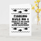 魚釣りの規則4無し カード (黄色い花)