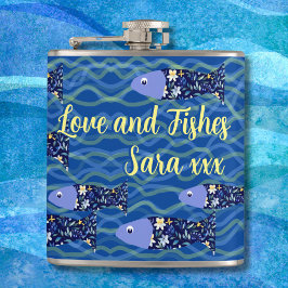 魚釣りの贈り物 フラスク