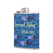 魚釣りの贈り物 フラスク (左)