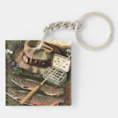 魚釣りの静物画 キーホルダー (裏面)