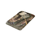 魚釣りの静物画 バスマット (アングル)