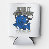 魚釣りの魚贈り物 缶クーラー (正面)