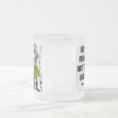 魚釣りのEverdayのTシャツおよびギフト フロストグラスマグカップ (中央)